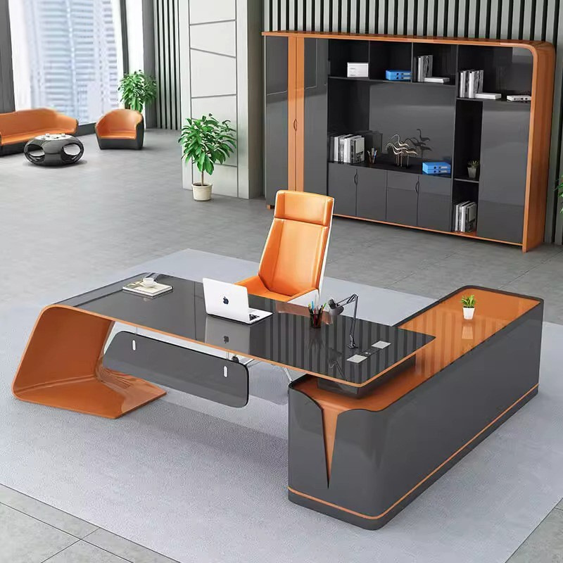 Office Management Technology - Meja Kantor Lacquer Technology Sense, Meja