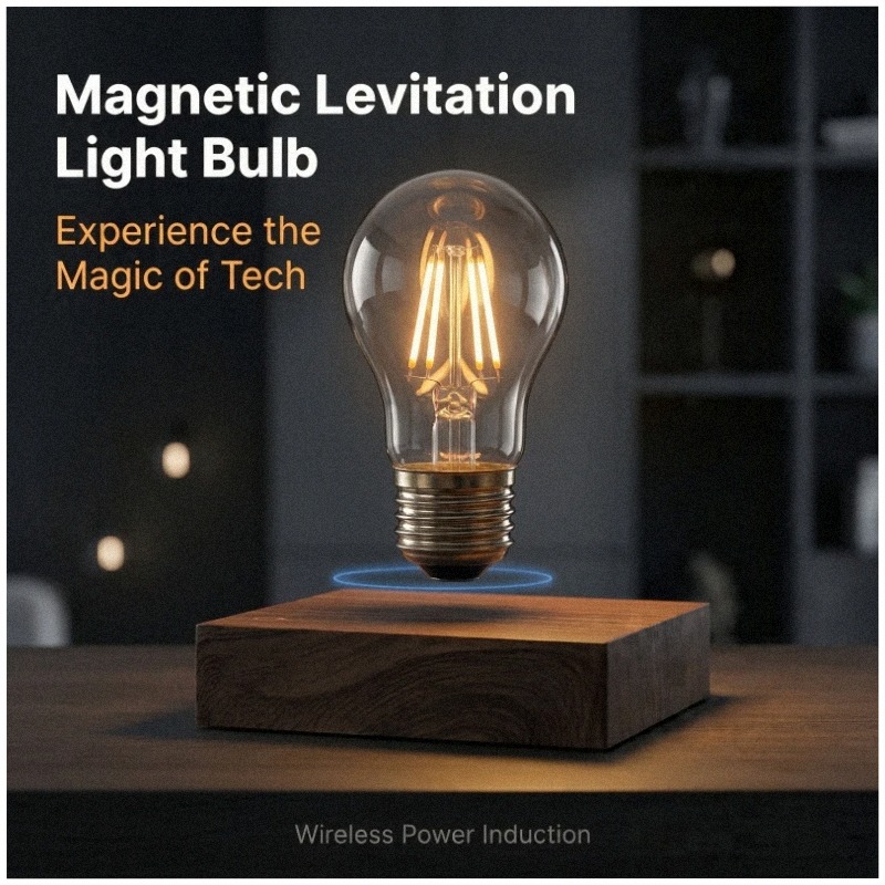 Office Tech For Home - Lampu Meja LED Nirkabel Mengambang dengan