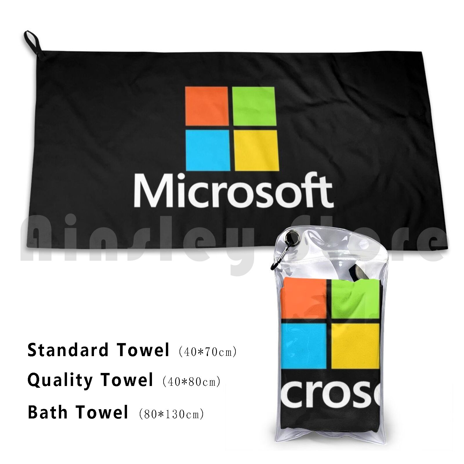 Office Tech Typing - Handuk Mandi Tipe Microsoft Bantal Pantai