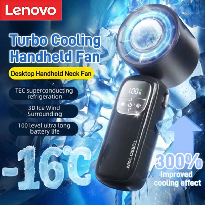 Office Tech For Home - Lenovo 30000RPM Kipas Turbo Elektrik Genggam