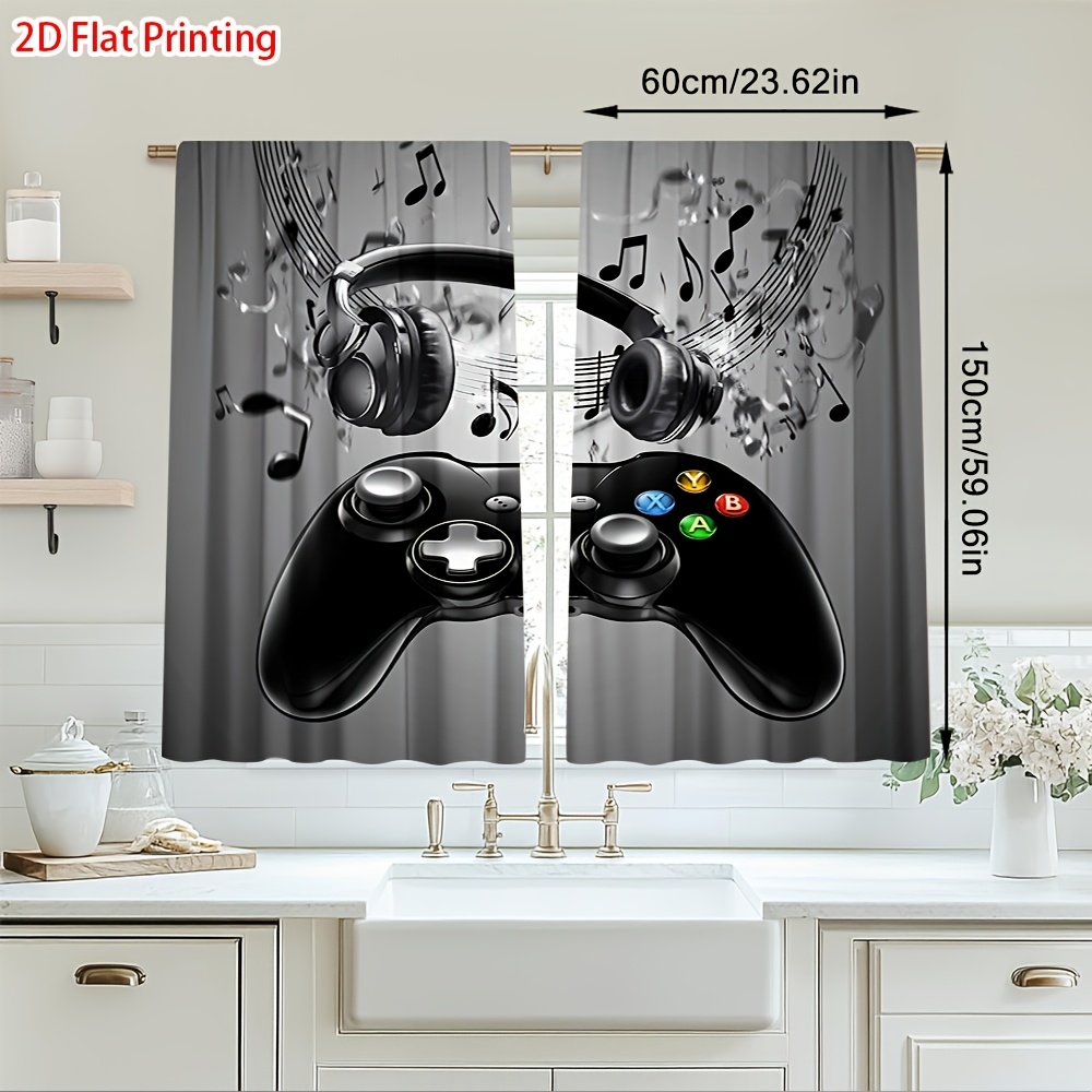 Office Tech For Home - 2 Buah Tirai Pengontrol Game Headphone
