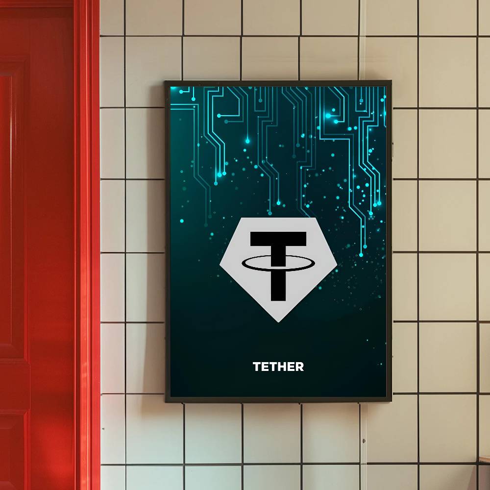 Poster Simbol Kripto Sirkuit T - Office Of Tech ulasan dan harga