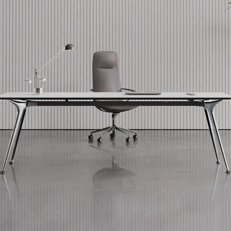 Meja Manajer Panjang Lurus Sed - Office Management Technology ulasan dan harga