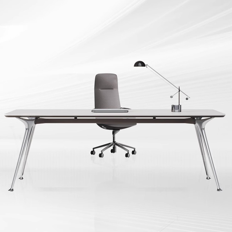 Meja Manajer Panjang Lurus Sed - Office Management Technology ulasan dan harga