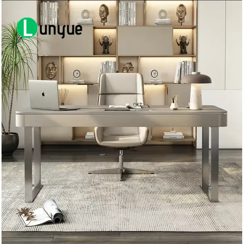Meja Kantor Eksekutif Bentuk L - Office Tech Furniture ulasan dan harga