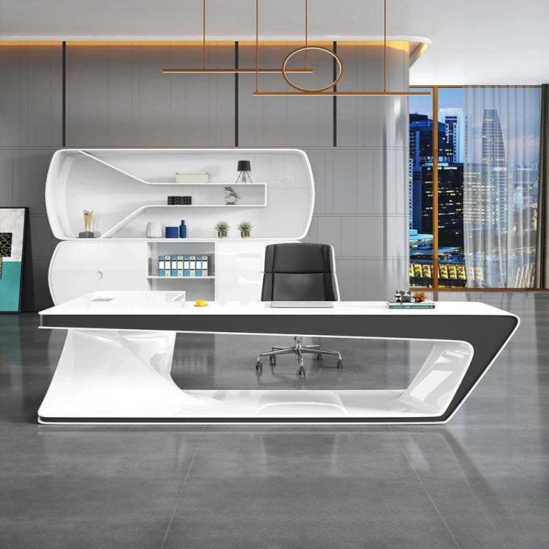 Meja direktur/pemimpin kantor  - Office Management Technology ulasan dan harga