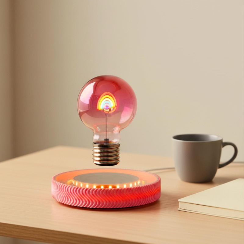 Lampu Meja LED Nirkabel Mengam - Office Tech For Home ulasan dan harga