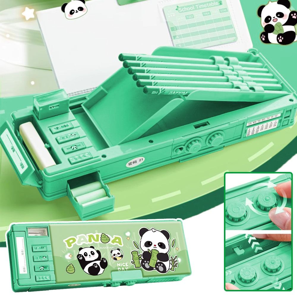 Kotak Pensil Panda Multifungsi - Office Of Tech ulasan dan harga