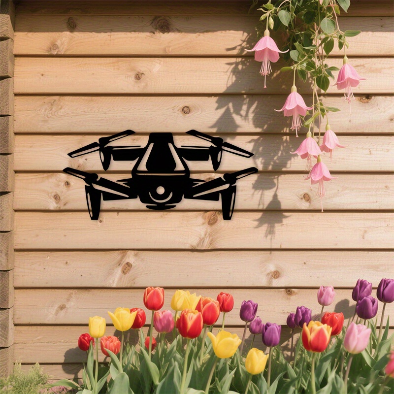 Seni Dinding Logam Siluet Dron - Office Of Tech ulasan dan harga